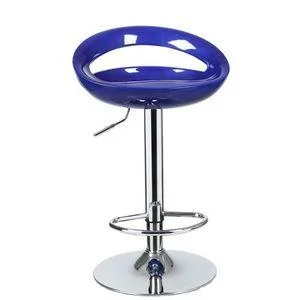 Crescent Bar Stool - Blue