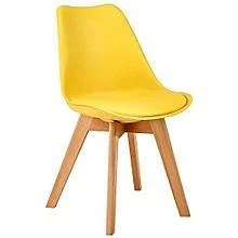 High back Bar Stool-Yellow