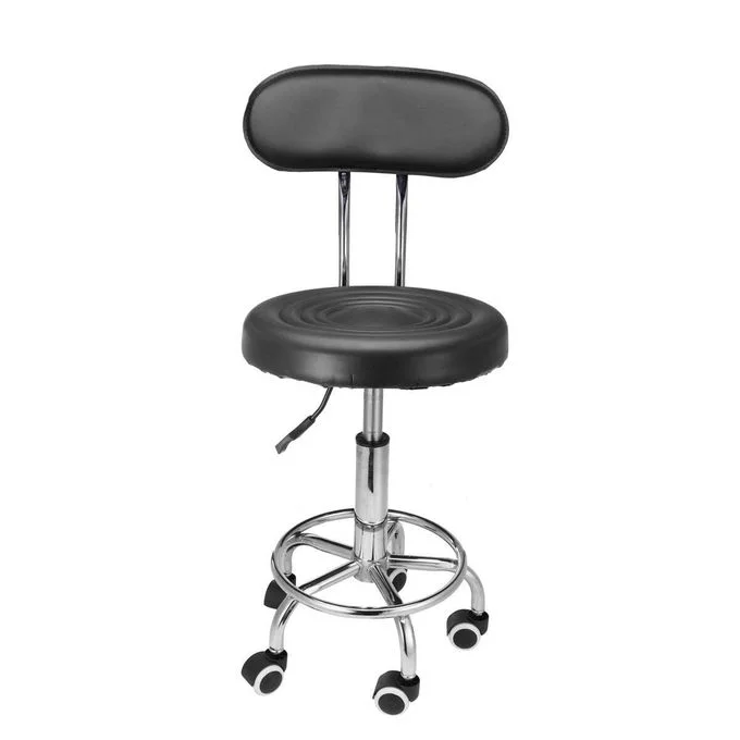 Mobile Barstool With Backrest