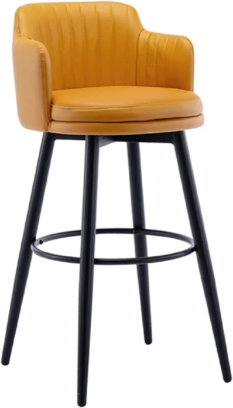 Nappa High Stool Chair