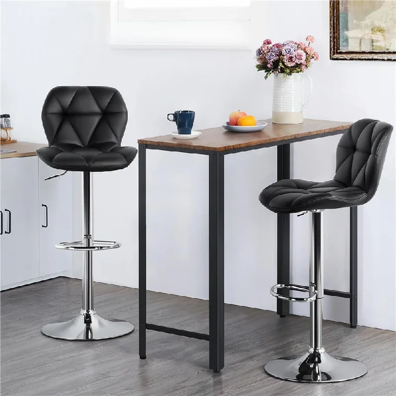 Yaheetech 24.6-32.5 Inch Adjustable Bar Chairs 2PCS